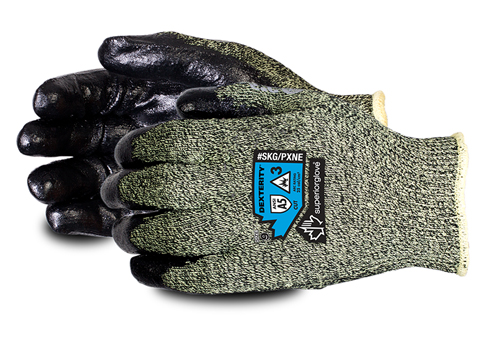 #SKG/PXNE - Superior Glove® 
Dexterity® Kevlar®/ Protex® Heat-and-Cut-Resistant, Winter-Lined Arc Flash Rated Glove With Neoprene Palm Coating